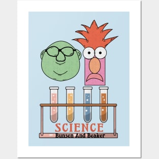 SCIENCE // Bunsen And Beaker Posters and Art